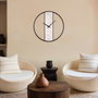 Wallity Demre - White Marble Reloj de Pared Decorativo
